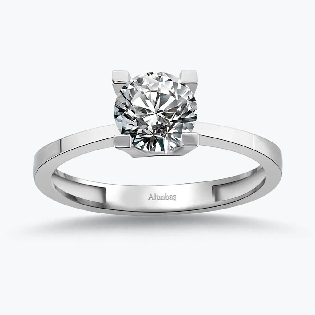 Bague Or Solitaire