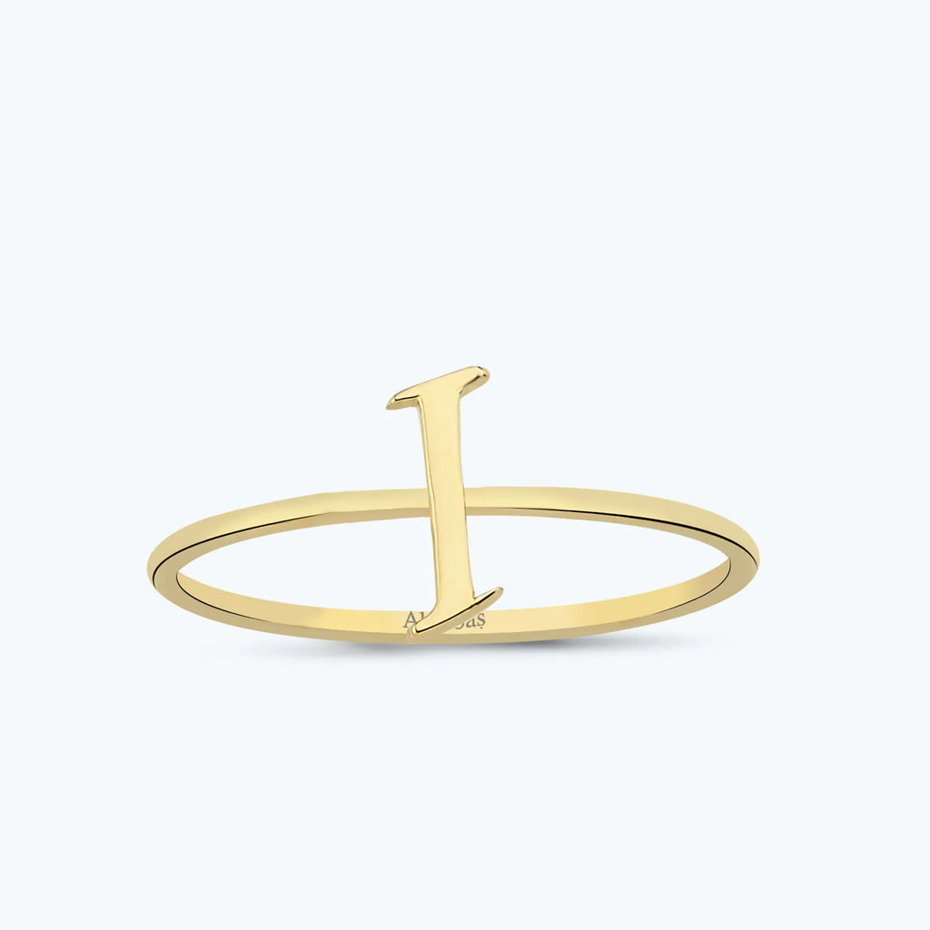 Bague Or Lettre I