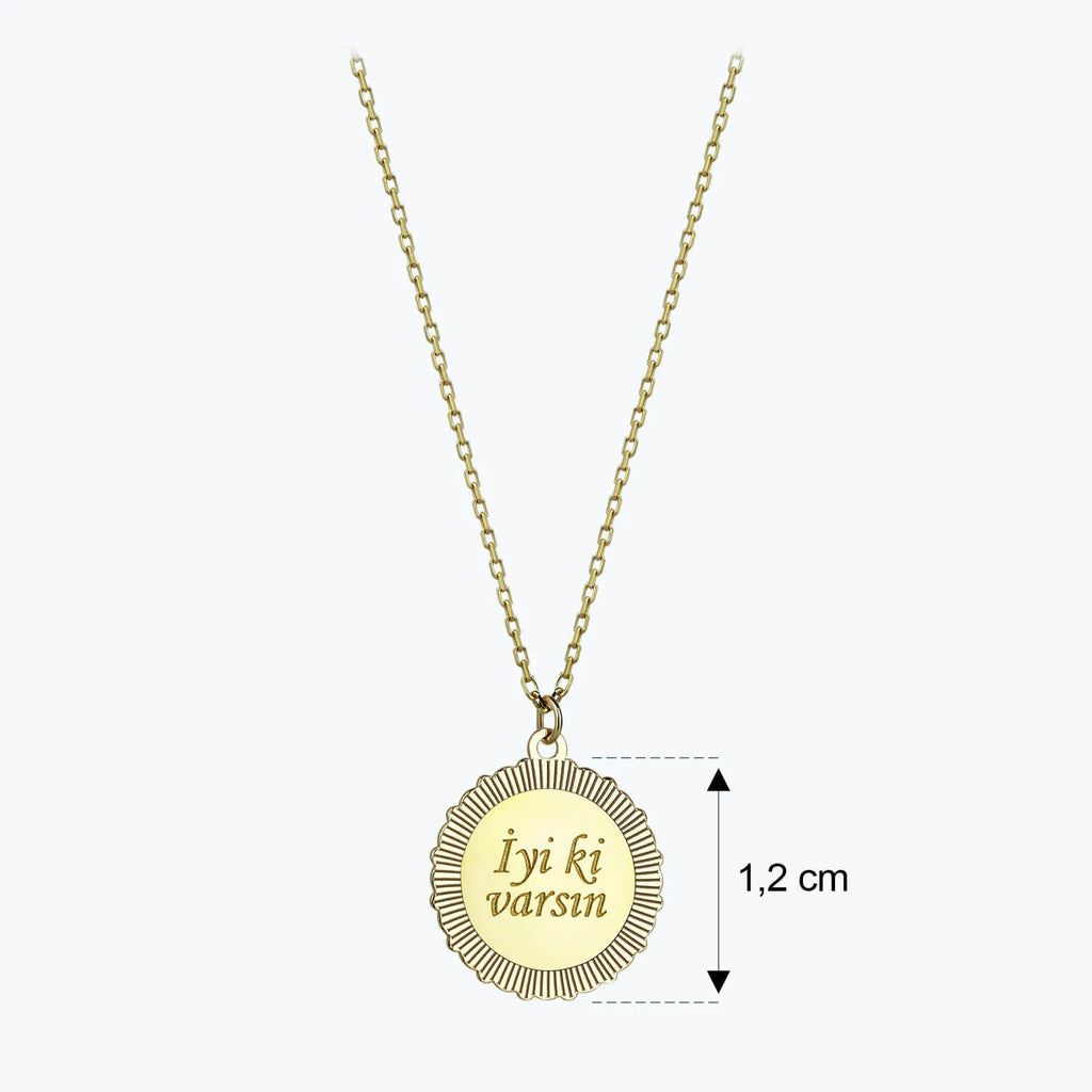 Altinbas Life İyi ki Varsın Gold Necklace