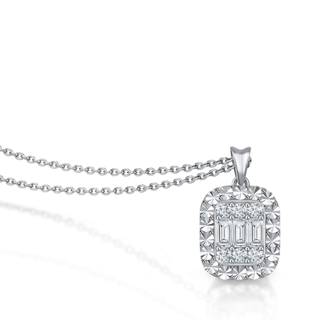 Baguette Diamantkette