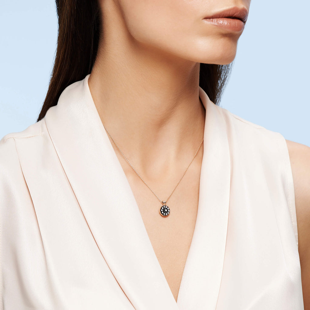 Rose Cut Diamond Necklace