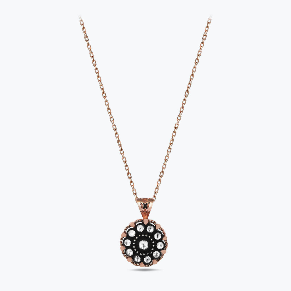 Rose Cut Diamond Necklace