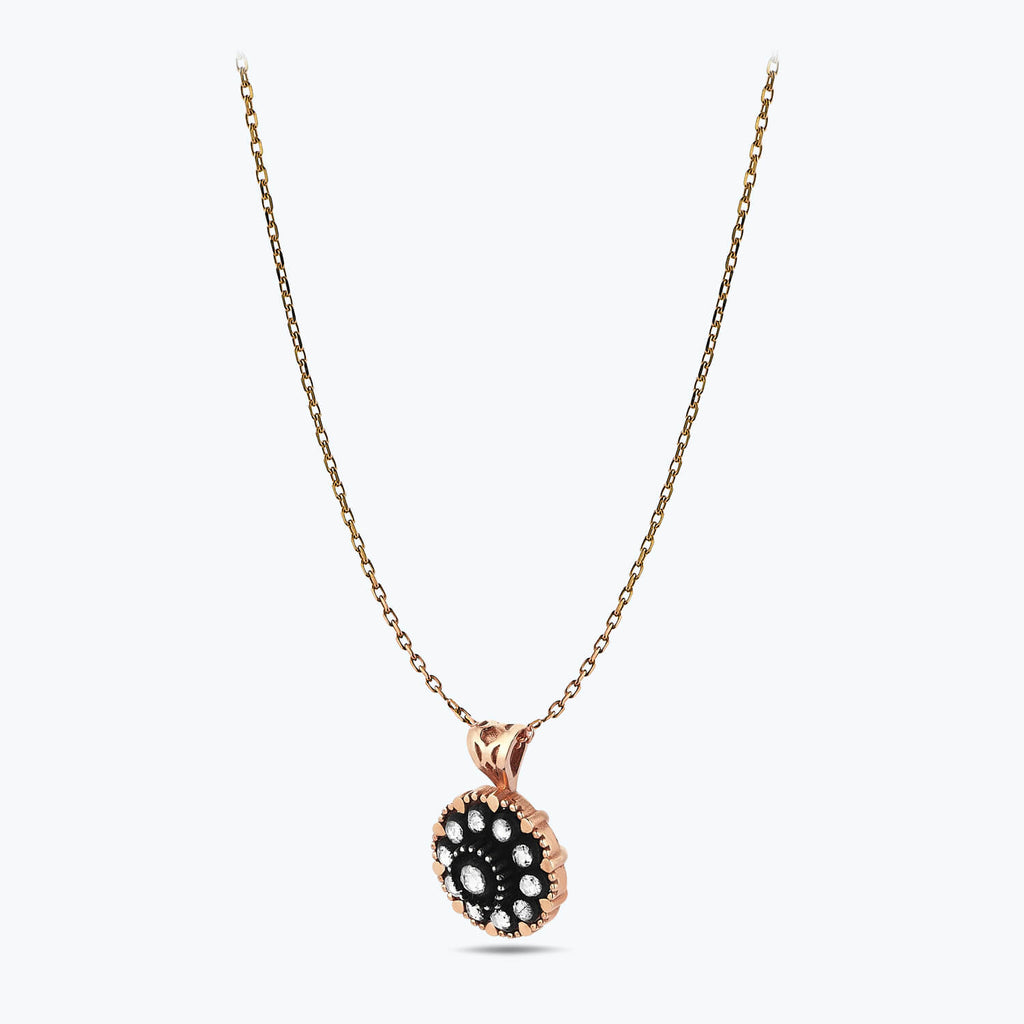 Rose Cut Diamond Necklace