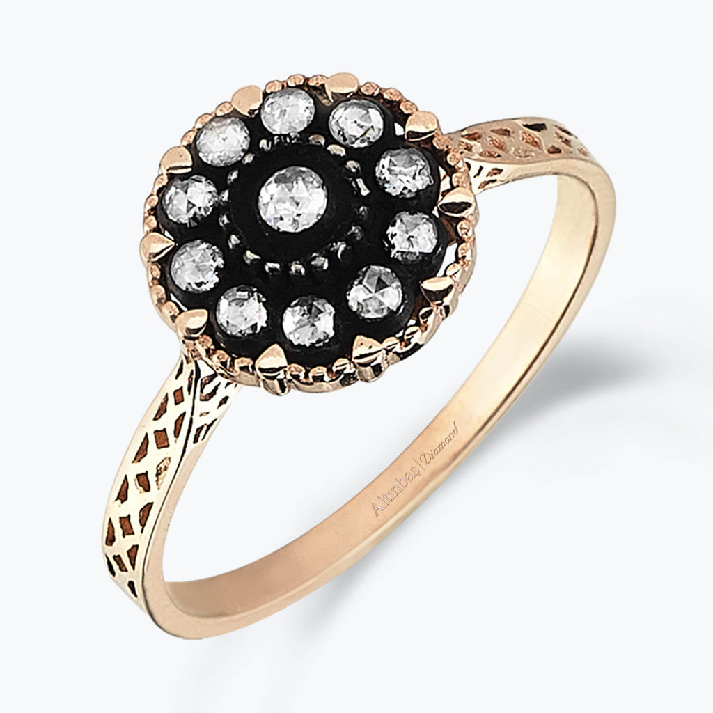 Bague Diamant Taille Rose