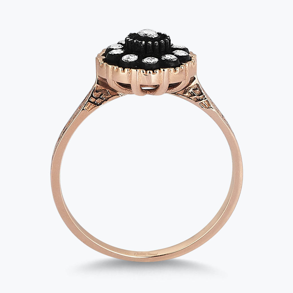 Bague Diamant Taille Rose
