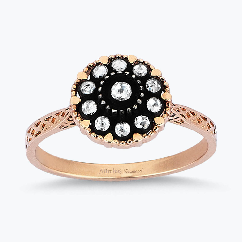 Bague Diamant Taille Rose
