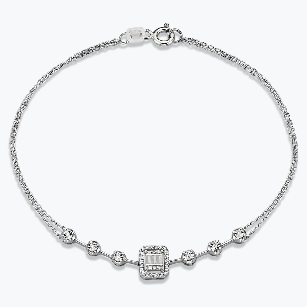 Baguette Diamantarmband