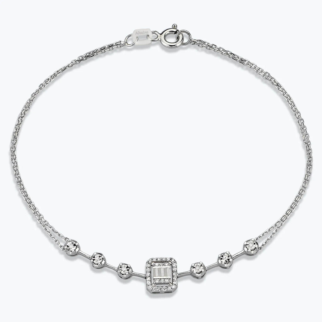 Baguette Diamantarmband