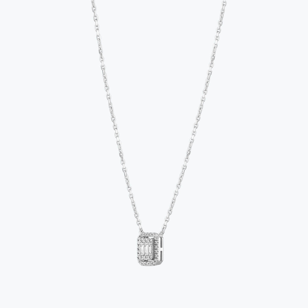 Baguette Diamantkette