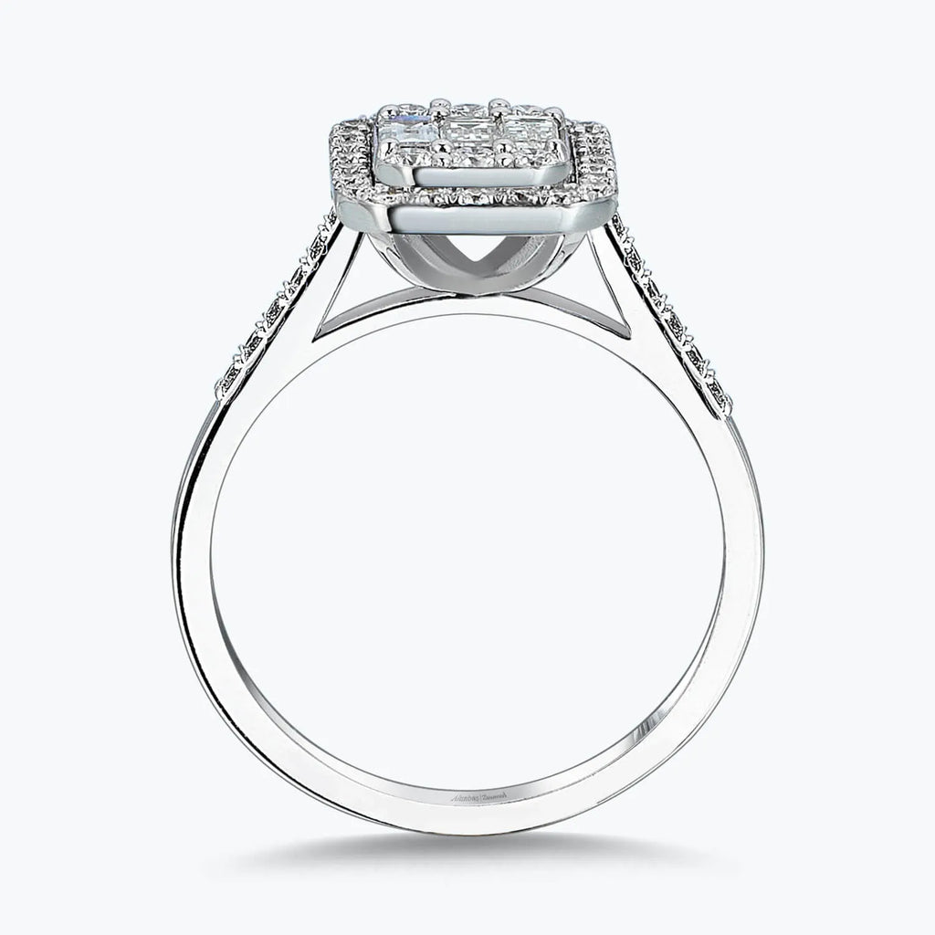 Bague Diamant Baguette