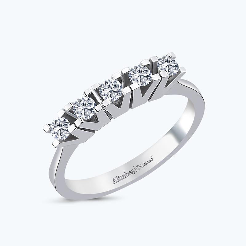 Five Stone Diamond Ring