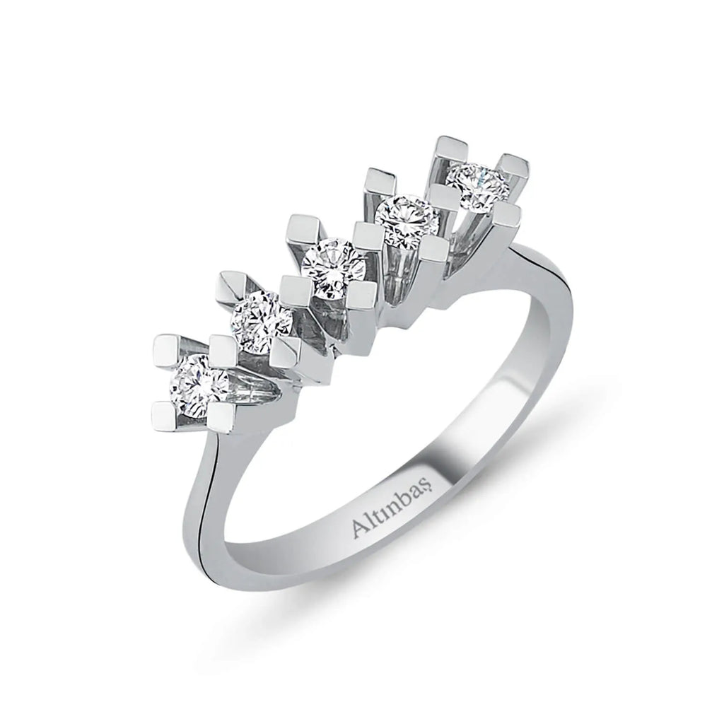 Bague Diamant Cinq Pierres