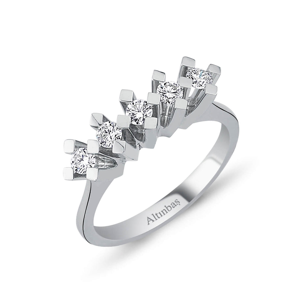 Bague Diamant Cinq Pierres