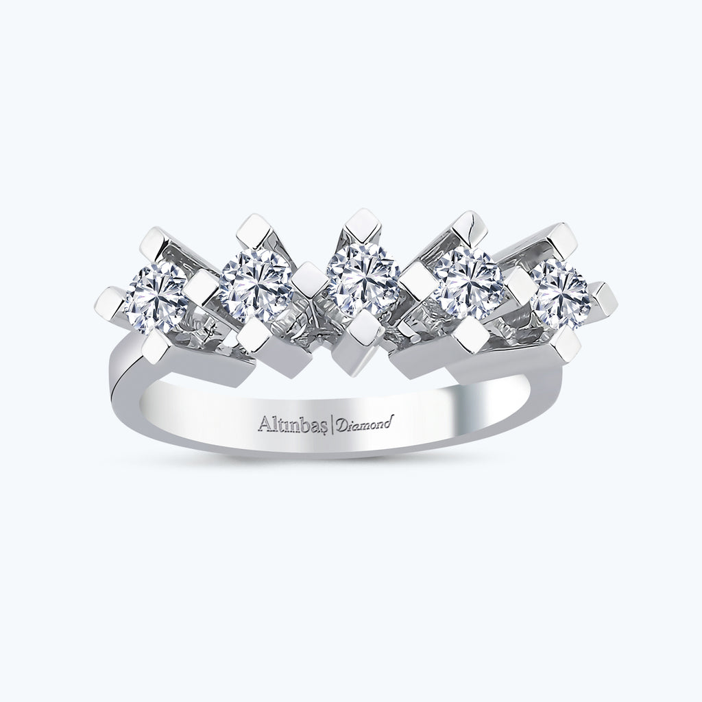 Bague Diamant Cinq Pierres