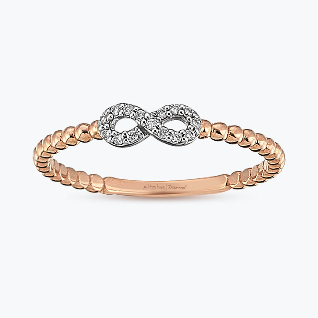 Unendlichkeit Diamantring