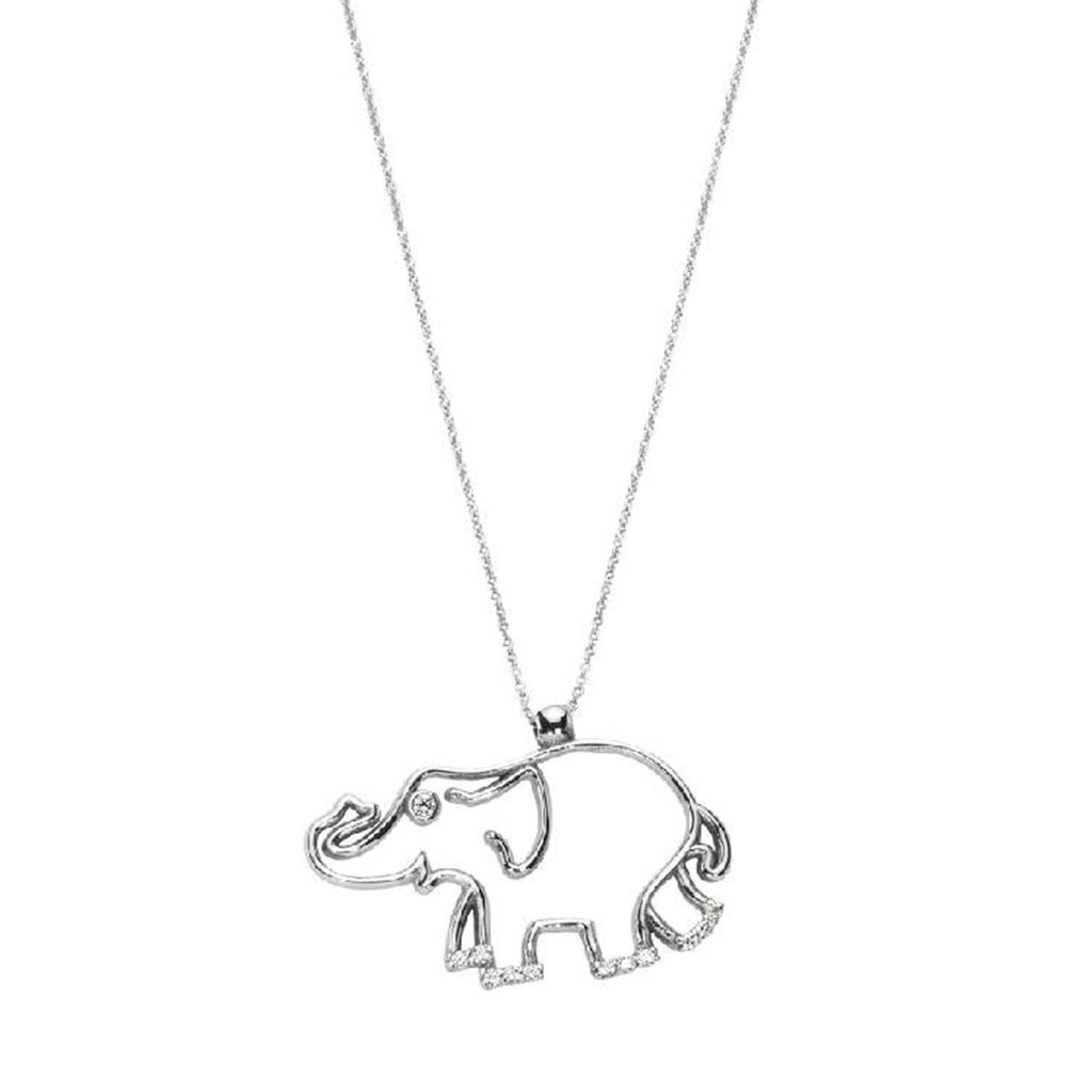 Elephant Diamond Necklace- Surprise