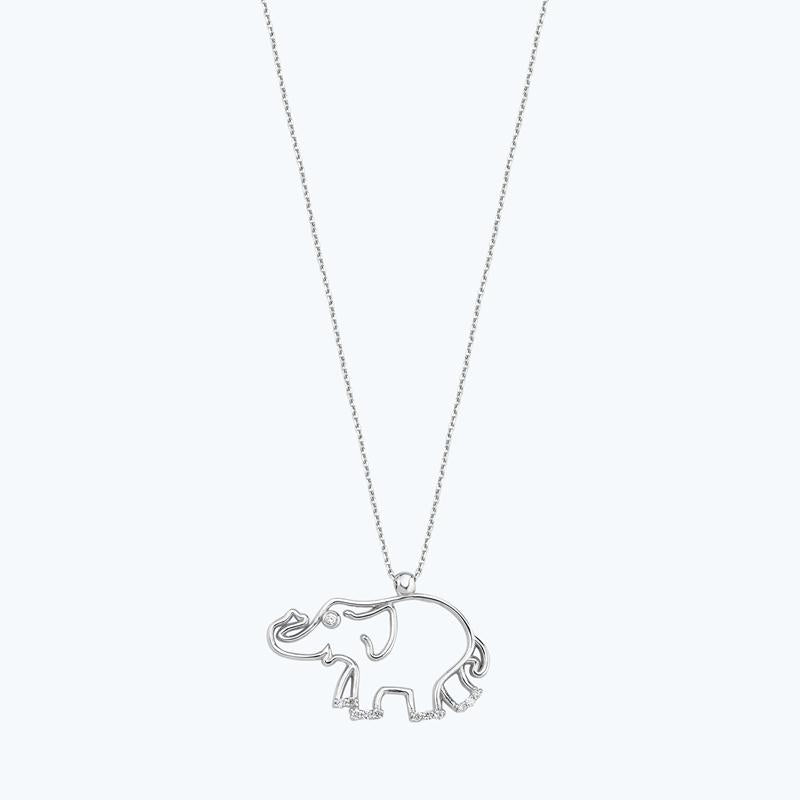 Elephant Diamond Necklace- Surprise