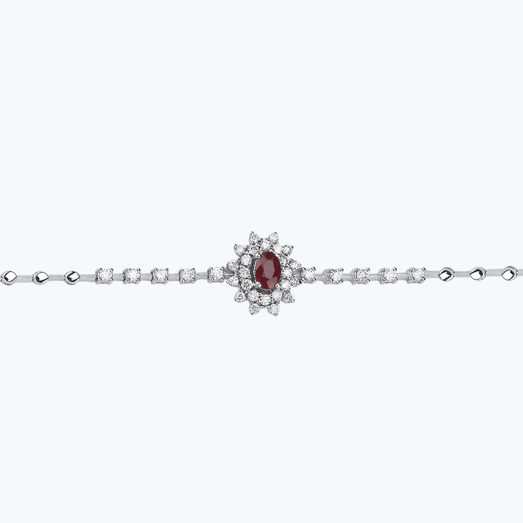 Bracelet Diamant Rubis