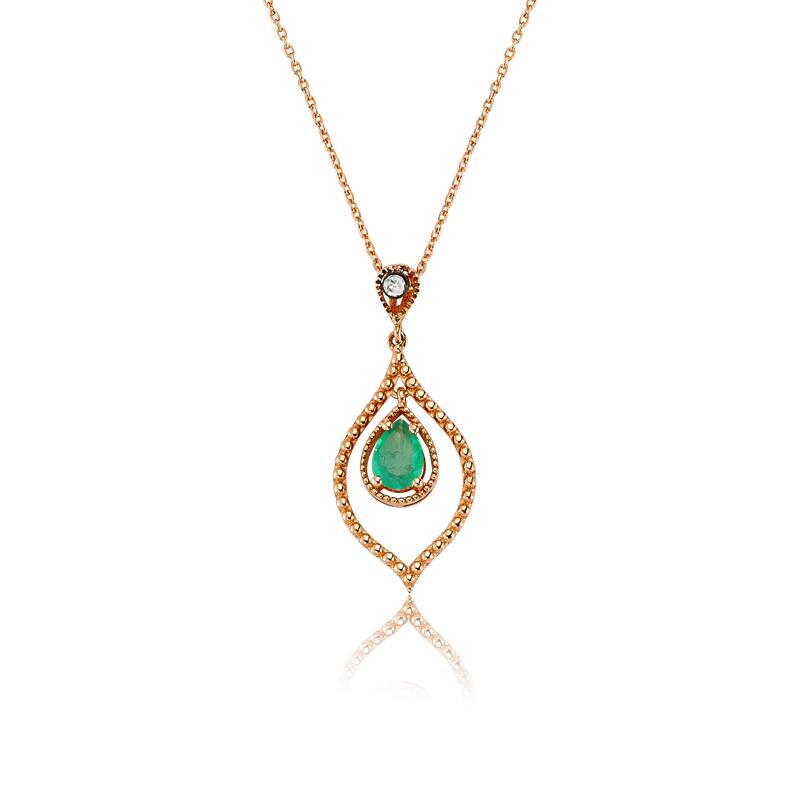 Smaragd Diamantkette