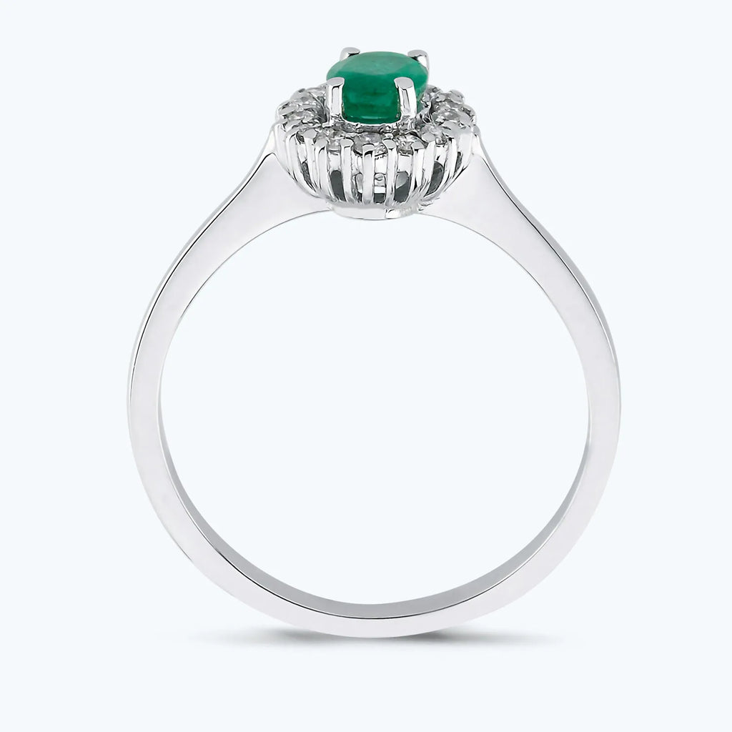 Bague Diamant Émeraude