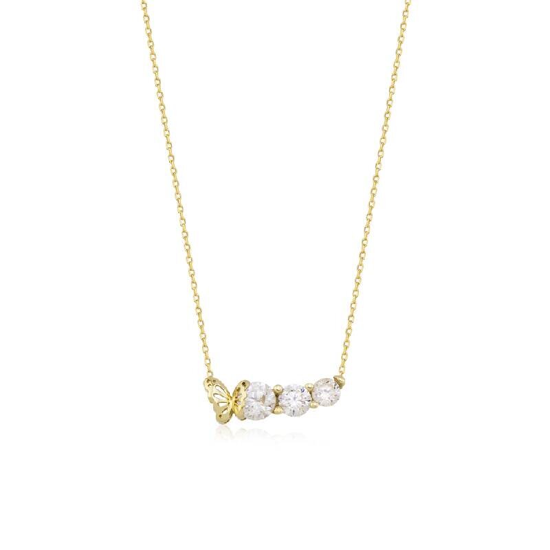 Butterfly Gold Necklace