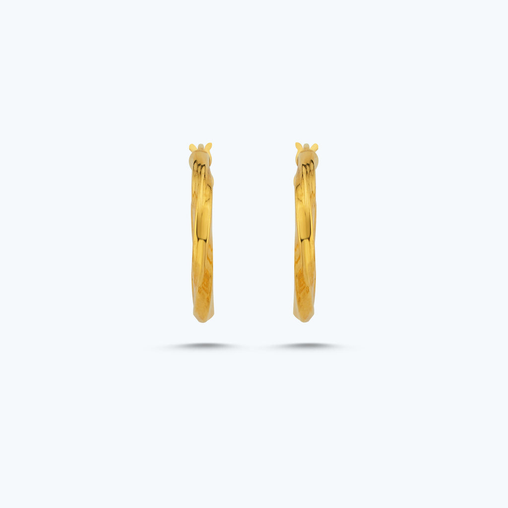 22Ct Hoop Gold Earrings